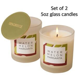 Opalhouse Watermelon Margarita 5oz Glass Candles - Set of 2